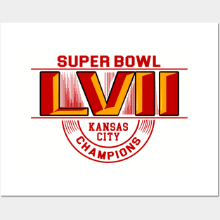 Kansas City Chiefs Super Bowl LVII Posters and Art